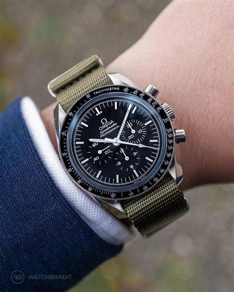 omega speedmaster nato strap|omega speedmaster reduced strap size.